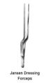 Jansen Dressing Forceps